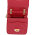 CHANEL Matelasse 2.55 Reissue Shoulder Bag Red Calfskin Leather